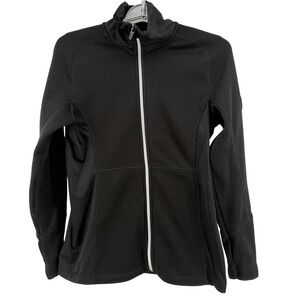 Swix Womens Medium Black Full Zip Running Jacket‎ Athletic